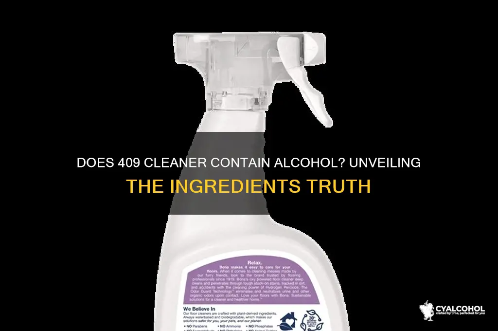 does 409 have alcohol in it