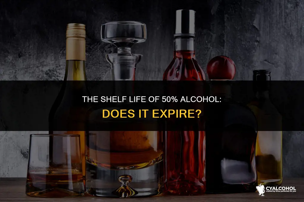 does 50 50 alcohol expire