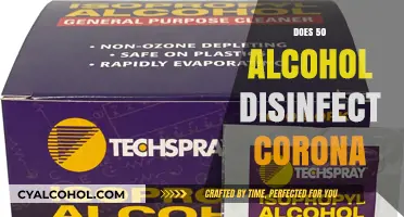 Alcohol and COVID-19: Does 50% Disinfect Effectively?