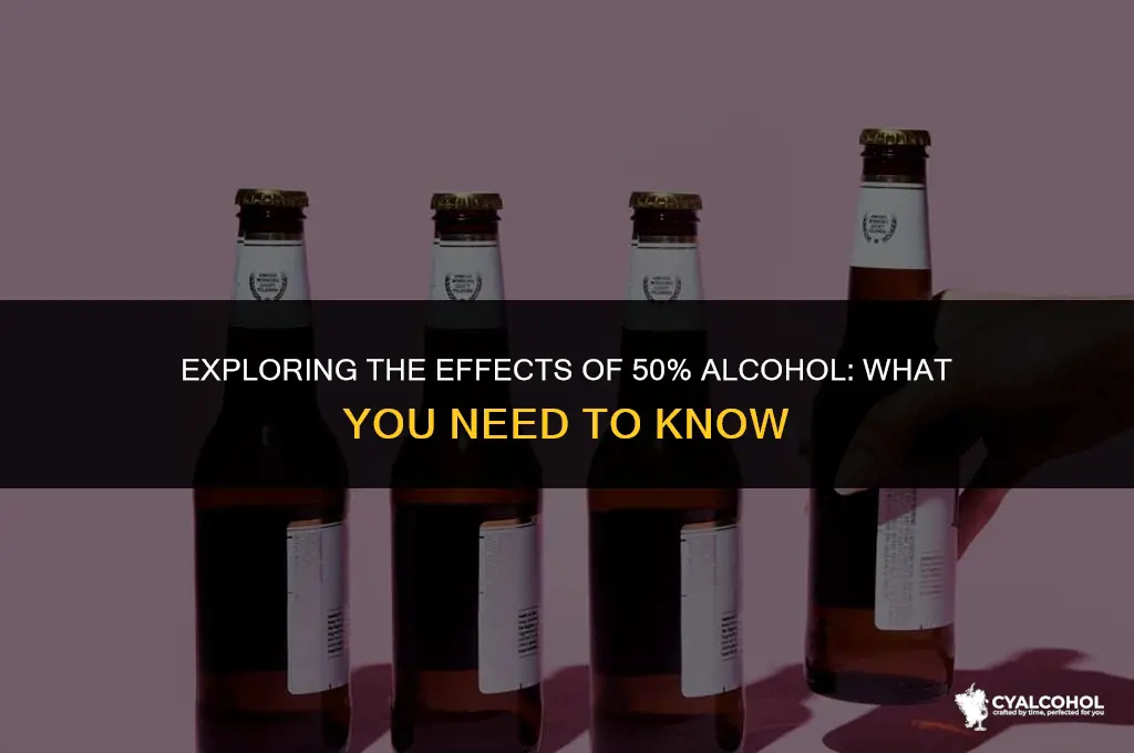 does 50 alcohol do anything