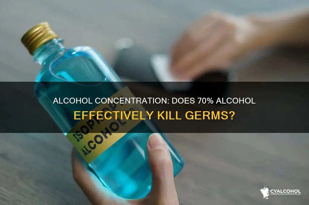 does 70 alcohol