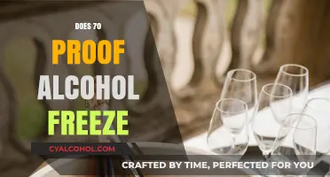 Chilling Truths: The Freezing Point of 70 Proof Alcohol Explained