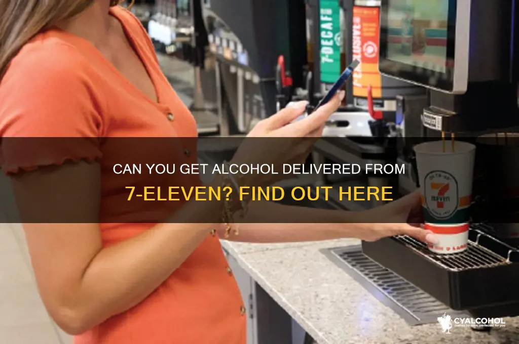 does 711 deliver alcohol