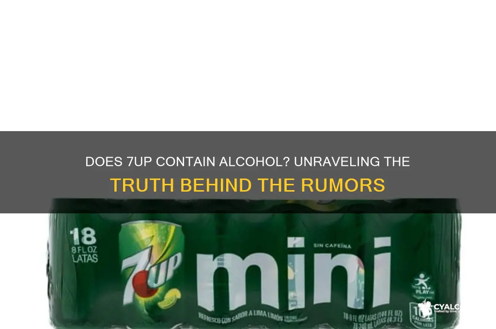 does 7up has alcohol