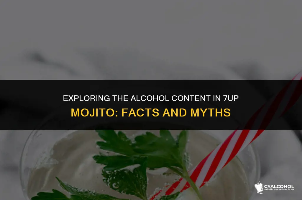 does 7up mojito have alcohol