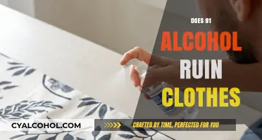 The Effects of 91% Alcohol on Clothing: A Comprehensive Guide