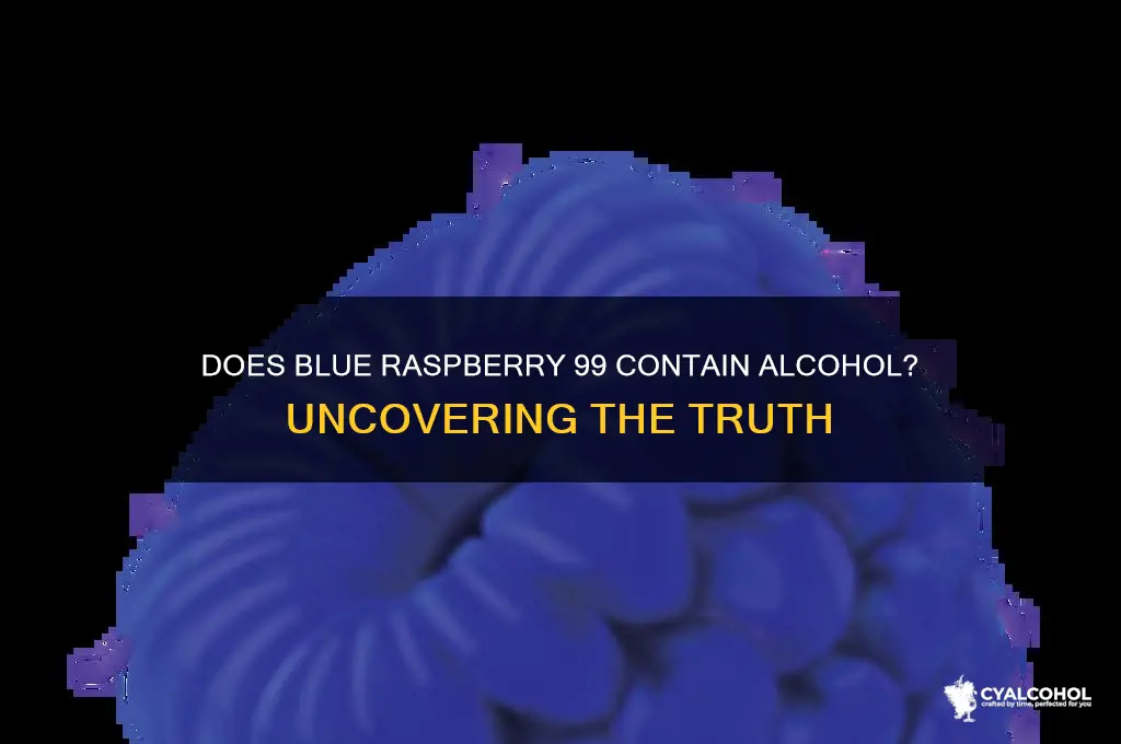 Does Blue Raspberry 99 Contain Alcohol? Uncovering The Truth | CyAlcohol