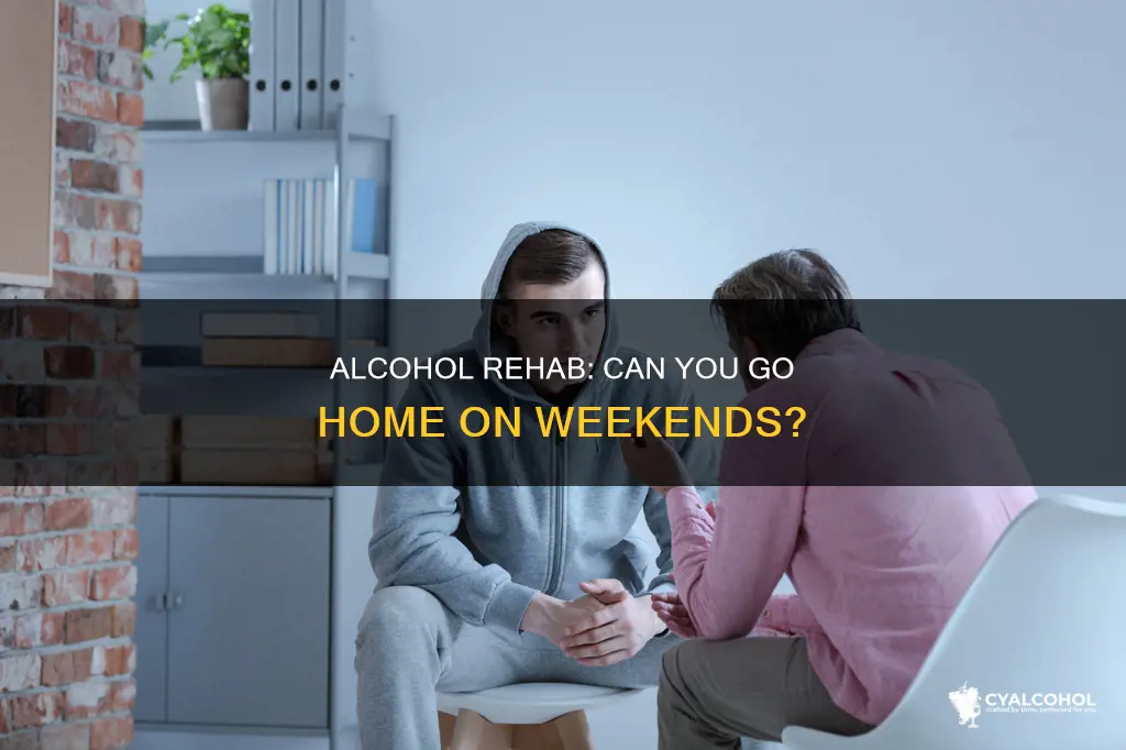 does a alcohol rehba let you go home weekends
