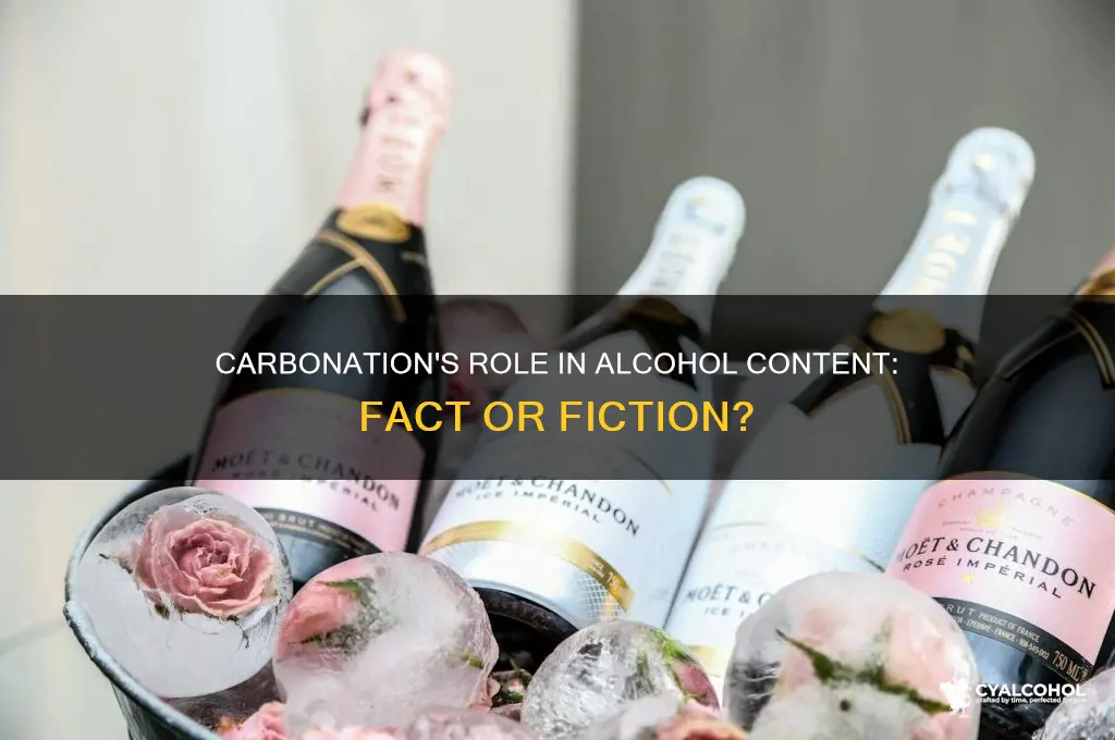 does a higher carbonation lead to higher alcohol