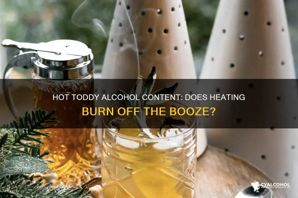 does a hot toddy burn off the alcohol