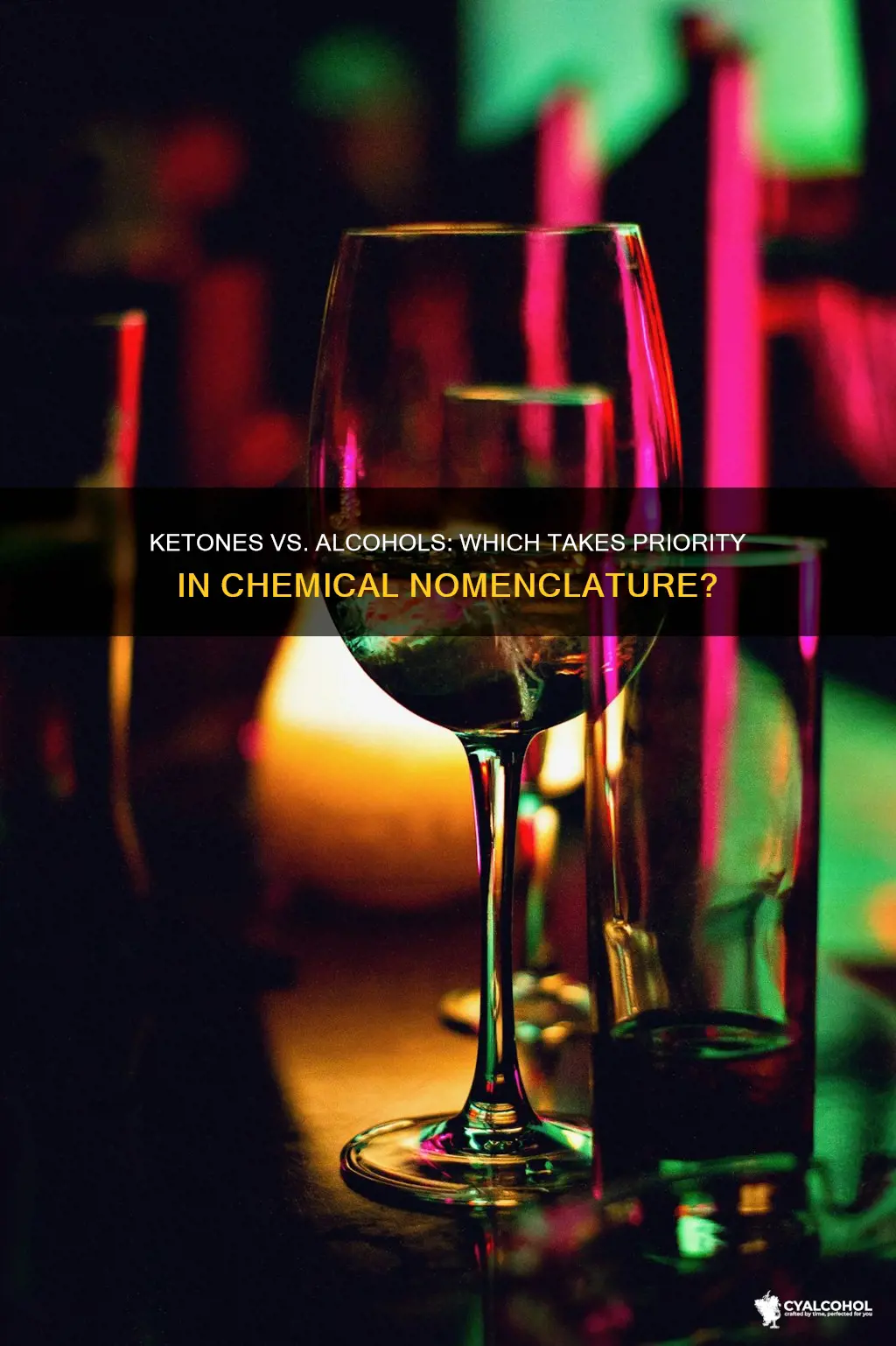 does a ketone or alcohol have higher prioritywhen naming