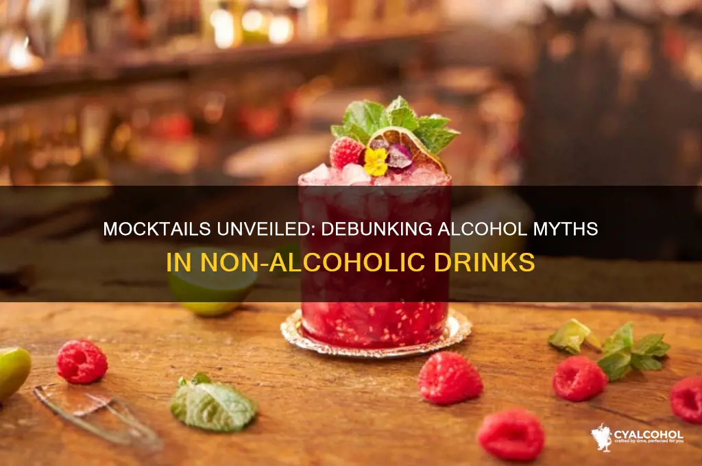 does a mocktail have alcohol