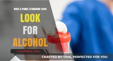 Does Panel Standard 1200 Detect Alcohol in Products?