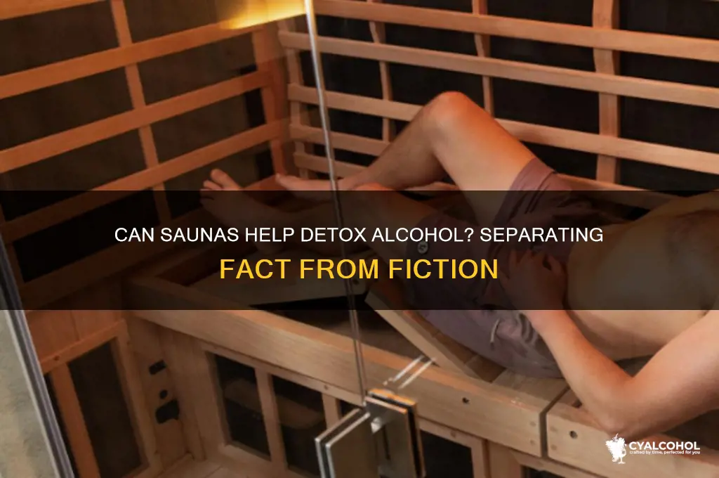 does a sauna sweat out alcohol