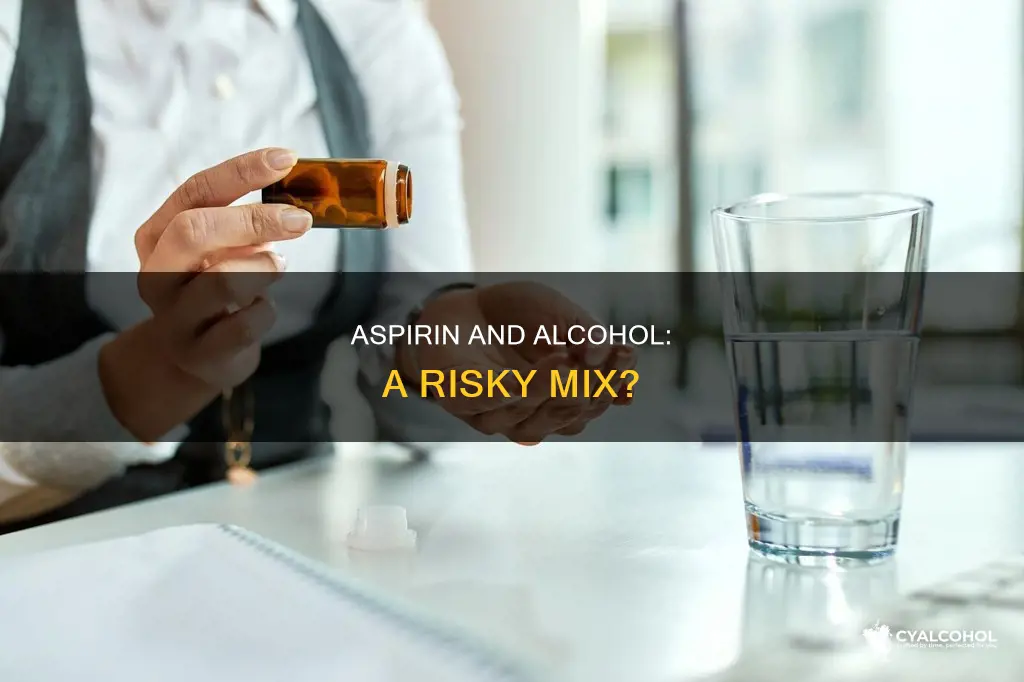 does a small dose aspirin suggest no alcohol ever