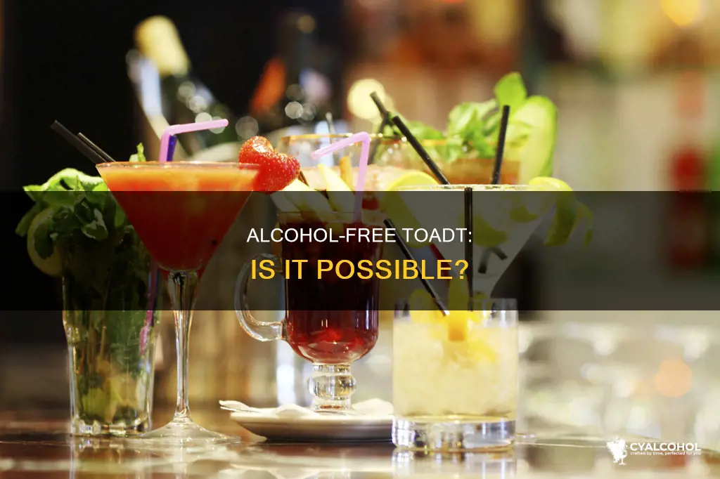does a toadt have to be made with alcohol