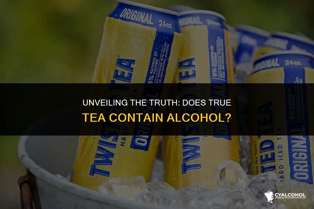 does a truly have alcohol