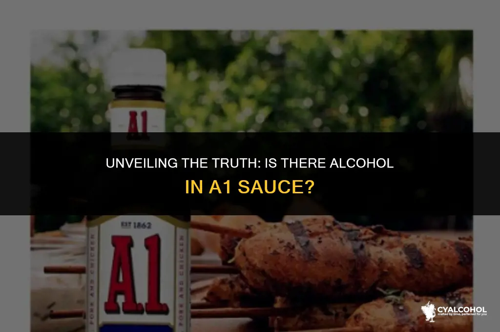 does a1 sauce have alcohol