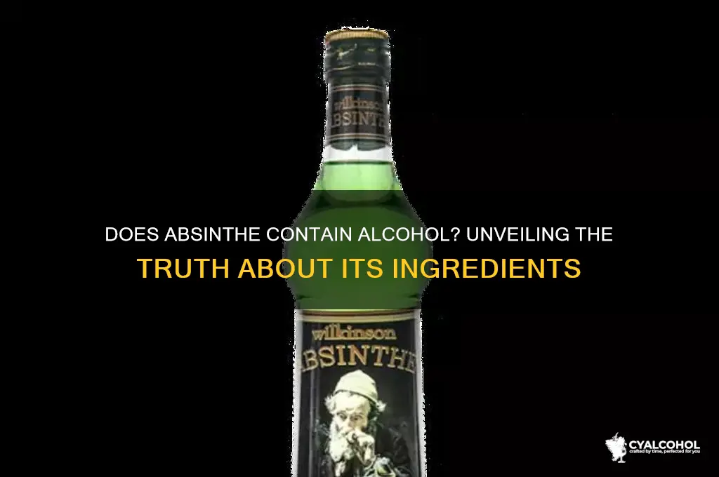 does absinthe have alcohol in it