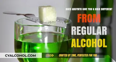 Absynth's Unique High: Different from Regular Alcohol?