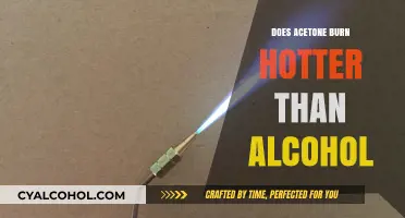Acetone vs. Alcohol: Which Burns Hotter and Why It Matters