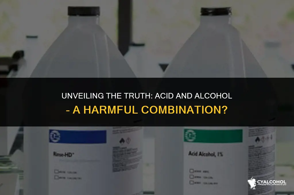 does acid eva in alcohol