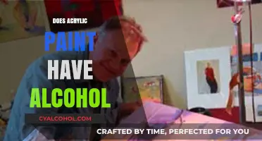 Unveiling the Truth: Does Acrylic Paint Contain Alcohol?