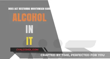 Does Act Restoring Mouthwash Contain Alcohol? A Detailed Look