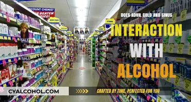 Advil Cold & Sinus and Alcohol: Risks and Interactions Explained