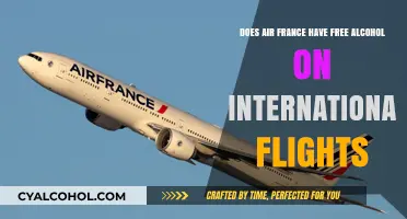 Air France: Alcohol Availability on International Flights