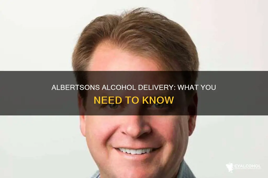 does albertsons deliver alcohol