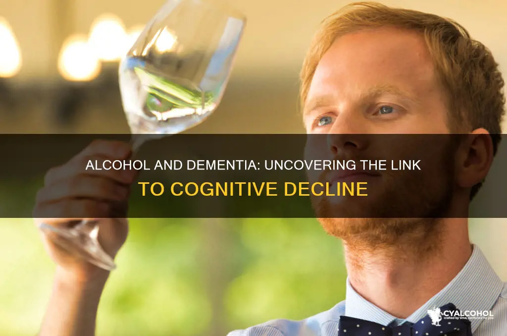 does alcohol accelerate dementia