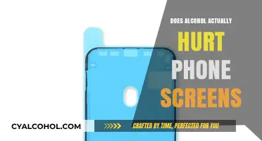 Alcohol and Phone Screens: Debunking Myths and Potential Damage