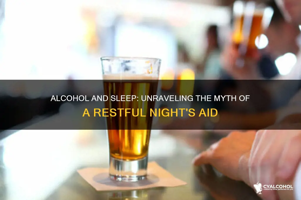 does alcohol aid sleep
