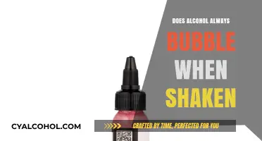 Does Alcohol Always Bubble When Shaken? Unraveling the Science Behind It