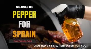 Alcohol and Pepper for Sprains: Effective Home Remedy or Myth?