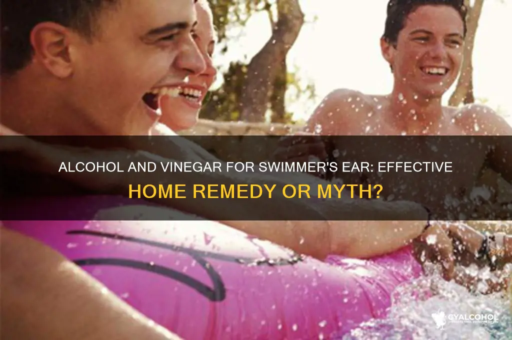 does alcohol and vinegar cure swimmer