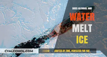 Alcohol vs. Water: Which Melts Ice Faster and Why?