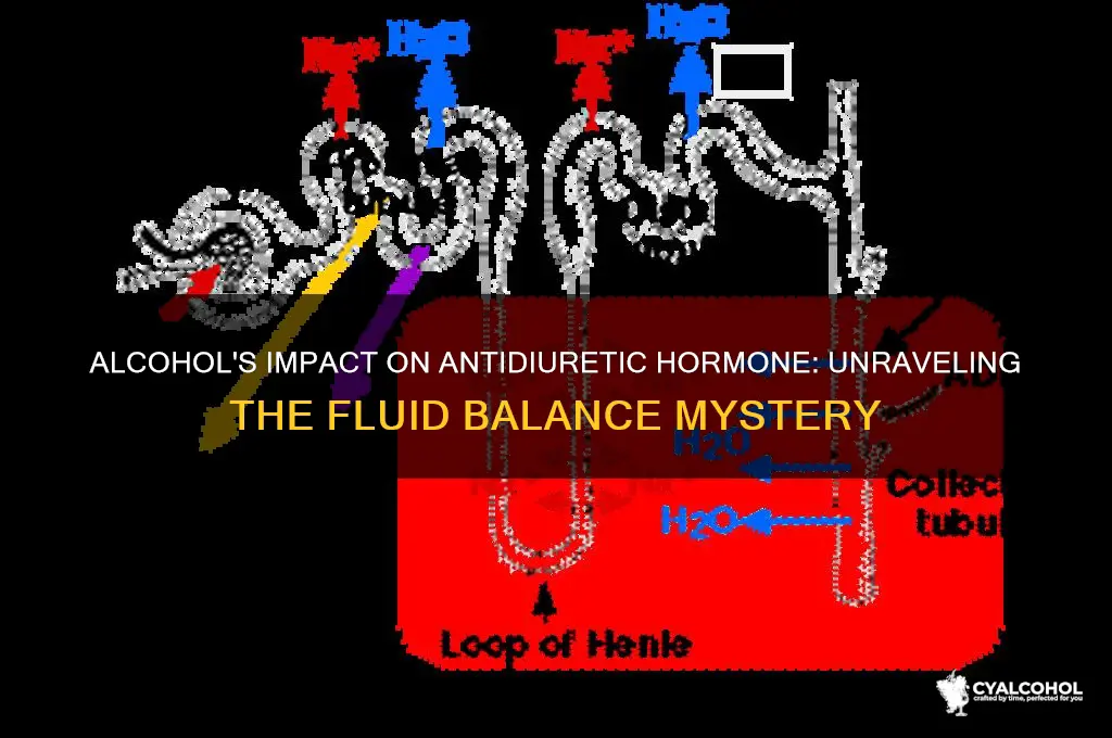 does alcohol antidiuretic hormone