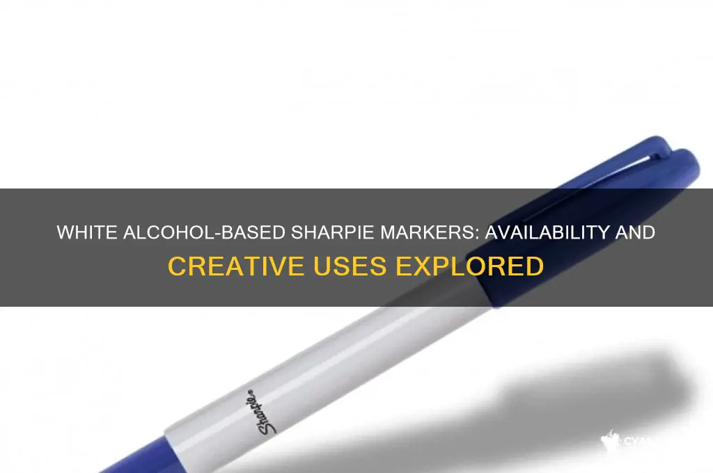 does alcohol based sharpie marker come in white