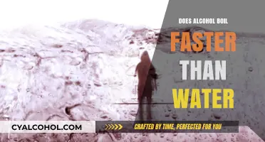 Alcohol vs. Water: Which Boils Faster and Why?