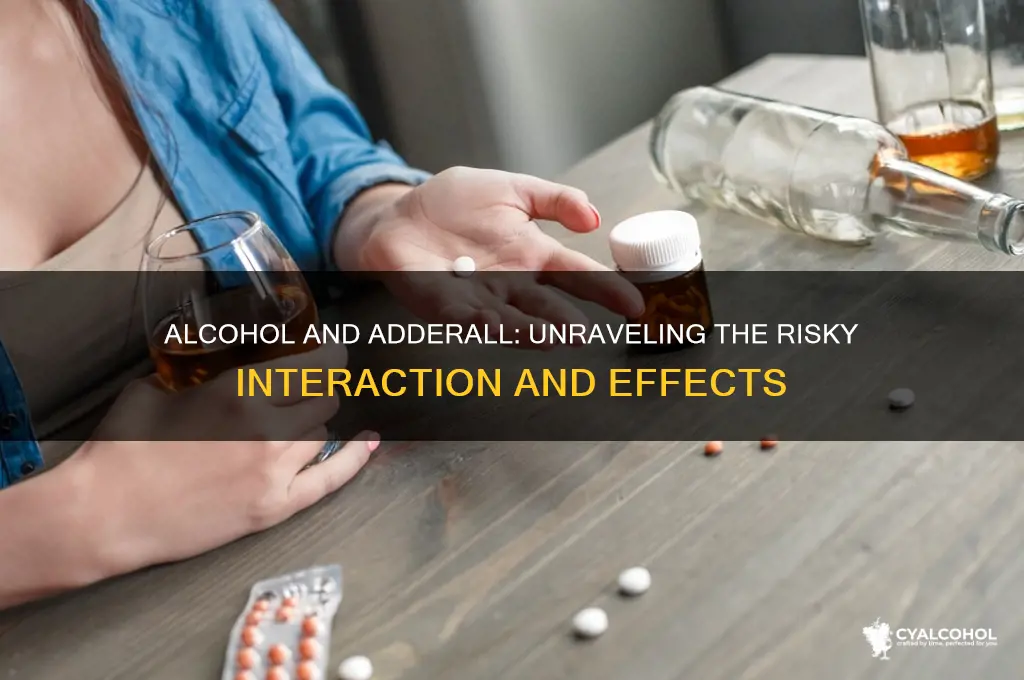 does alcohol boost adderall