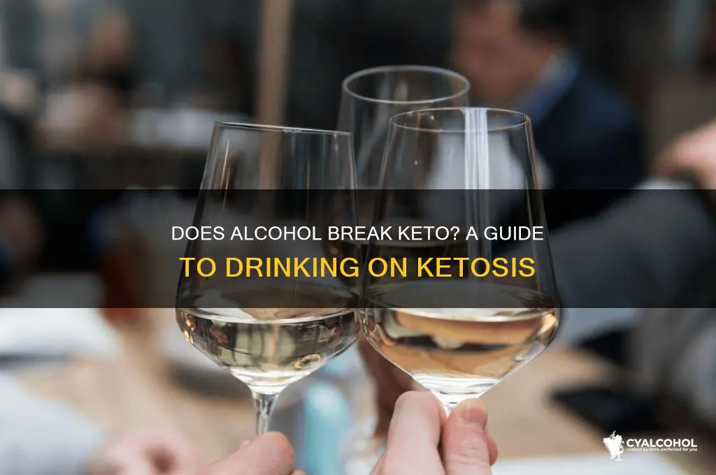 does alcohol break keto