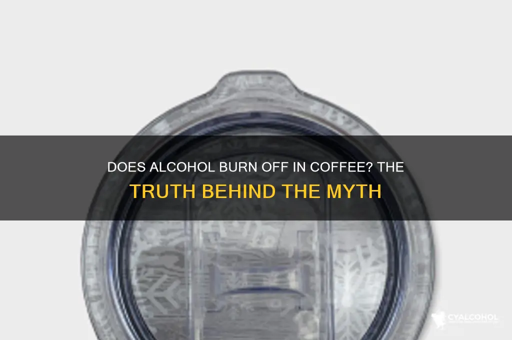 does alcohol burn off in coffee