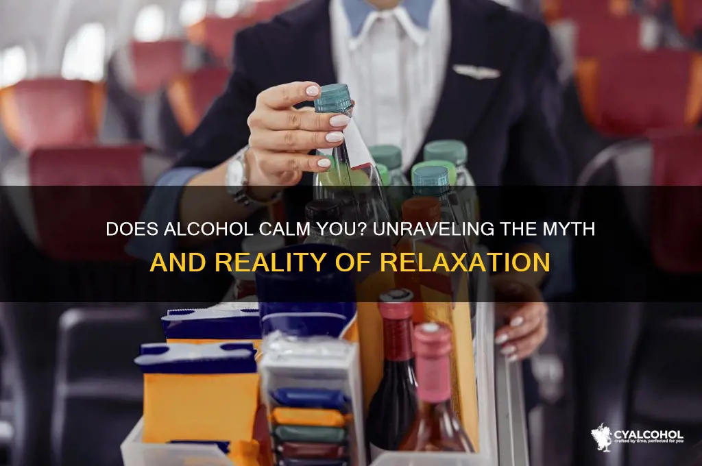 does alcohol calm you