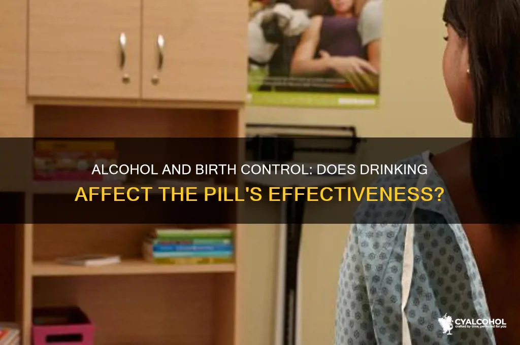 does alcohol cancel out the pill