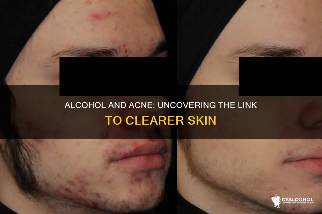 does alcohol casue acne