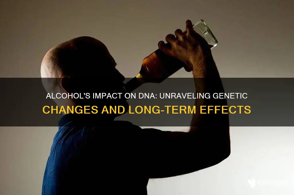 does alcohol change genetics