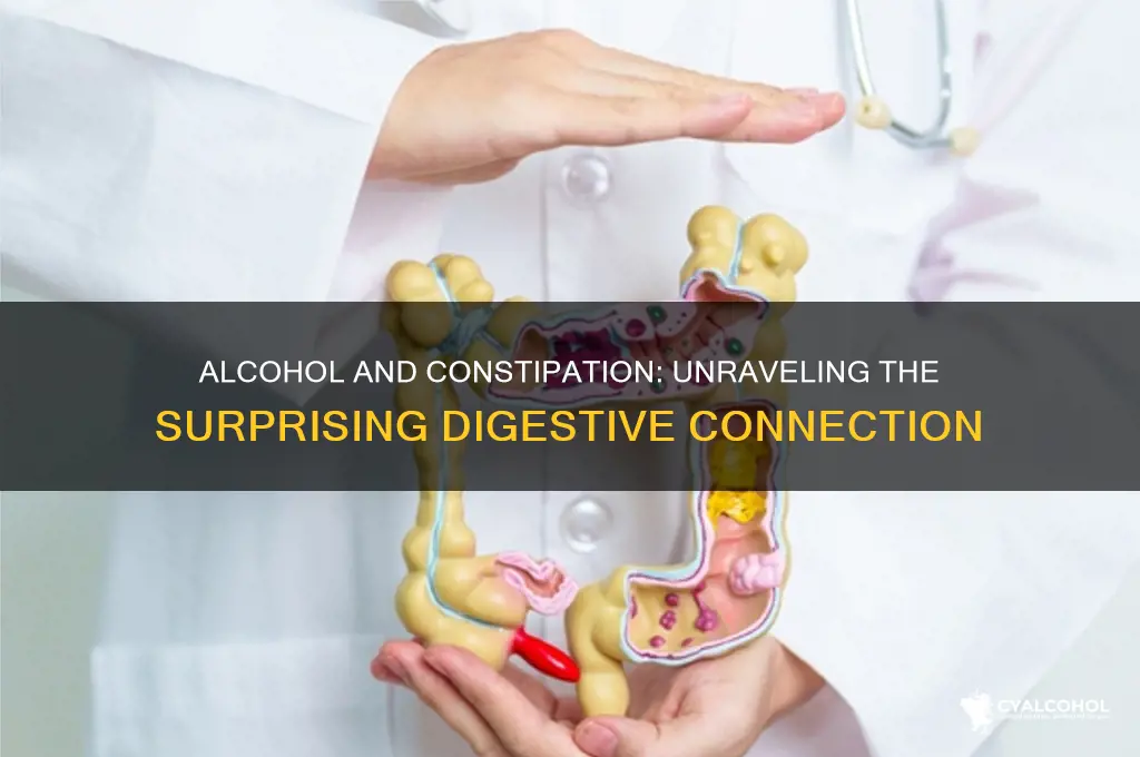 does alcohol constipate you