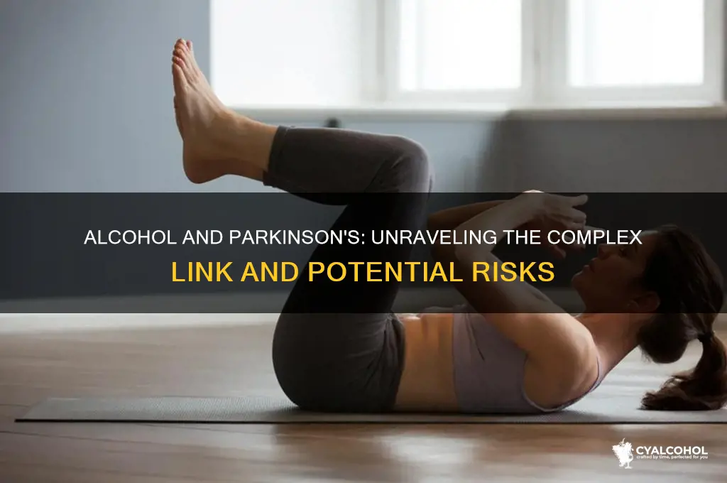 does alcohol contribute to parkinson